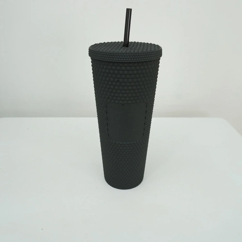 Starbucks Disney World 50th Anniversary Matte‎ Black Studded Tumbler 24oz Cup